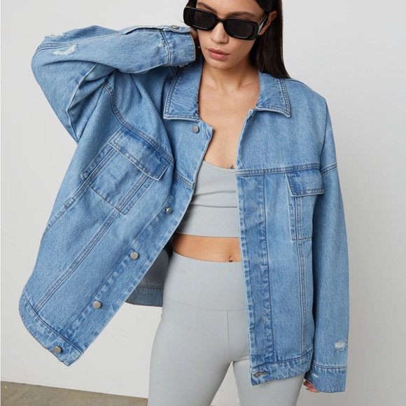 Oversized Denim Jacket - Picture 1 of 4